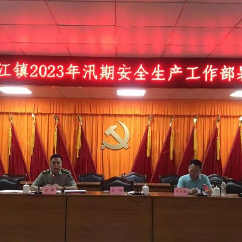 金江镇组织召开2023年汛期安全生产工作部署会