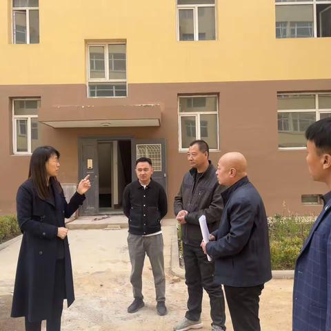 焦会丽调研沁县人才公寓建设工程