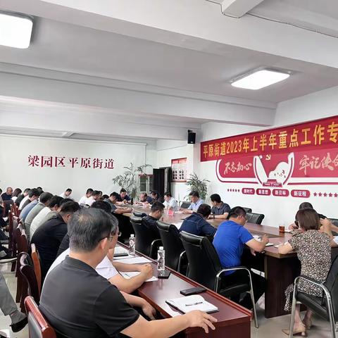 平原街道召开2023年上半年重点工作专题汇报会