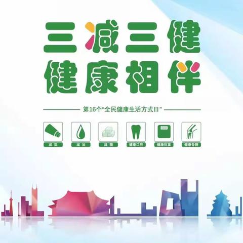 健康生活方式—东胜区第八小学“三减三健”宣传