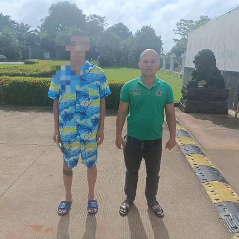 临高县司法局南宝司法所无缝对接刑满释放人员