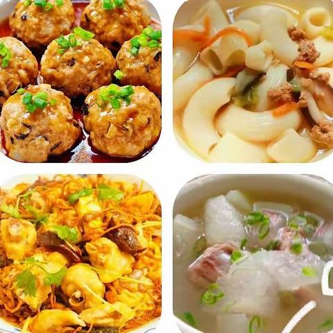 东城街道陶聪幼儿园第十周幼儿营养食谱