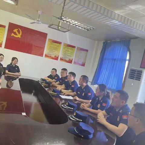 华阴市消防救援大队开展决战决胜安排部署