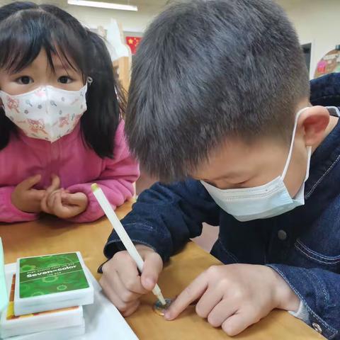 银幼大三班下第九周周小结   探秘印章