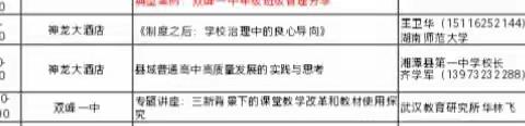 凝心聚力  交流促进——湖南省县域普通高中管理者高研班第三天研修纪实