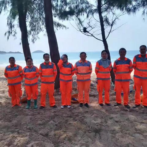 【万城镇环卫工作简报】深入推进海岸线卫生整治，确保辖区环境卫生整洁靓丽