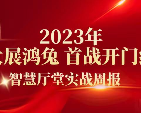 东港农商银行“智慧厅堂”实战周报