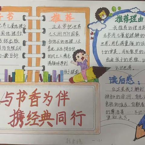 读书小报分享