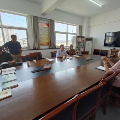 平顶山市考核评估组莅临湛河区退役军人事务局开展“八五”普法中期评估验收工作