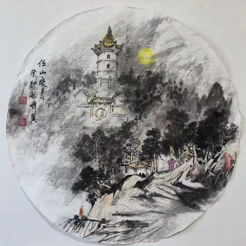 从欣赏李峰真的国画，来认识浚县自然山水与历史文化（副本）