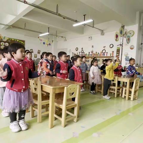 祝阿镇黄河幼儿园中一班一周活动纪实