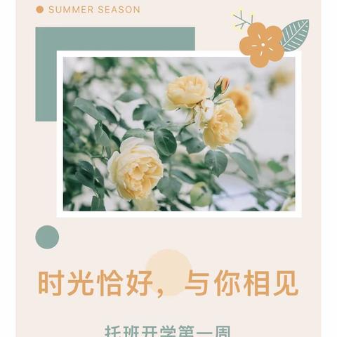 时光恰好，与你相见——桃花源幼儿园托班开学第一周。