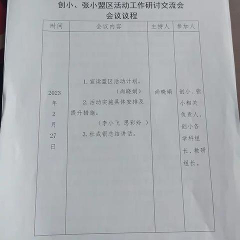 城乡携手共提升 联盟齐心谱新篇——记创小、张小盟区活动纪实1