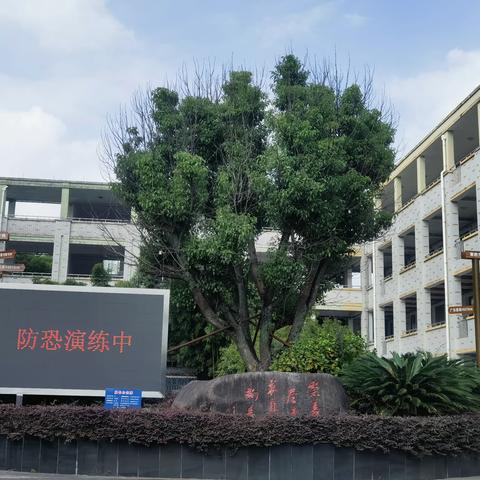 以“演”筑防，护“童”成长——前洪小学开展防恐演练