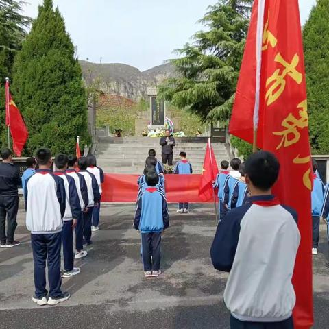 清明祭英烈 丰碑砺前行--沙河市第九中学2023年清明祭英烈活动