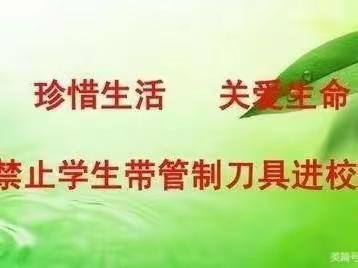 危险物品常督查    管制刀具严收缴——东阁中心小学开展管制刀具及危险品全面排查工作纪实