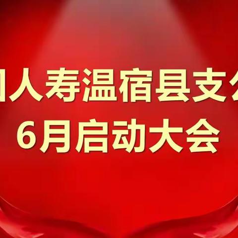 【同心聚力·决战六月】中国人寿温宿县支公司六月二次启动会