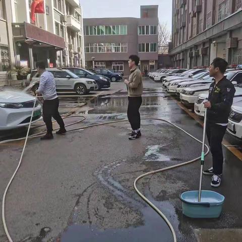 公安新城分局开展大擦洗大冲洗活动