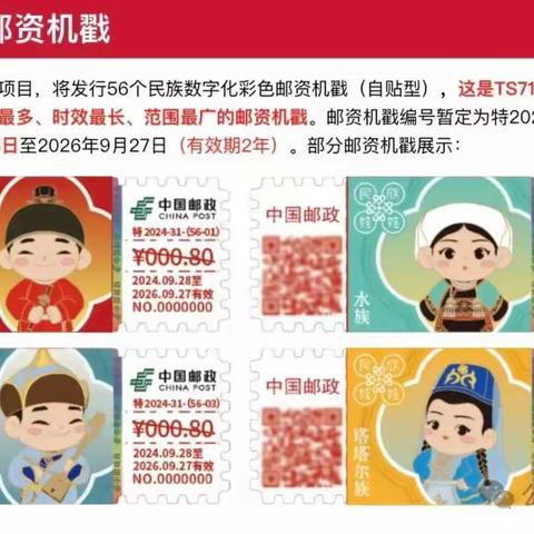 团结就是力量：民族娃娃彩签实寄（二）