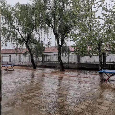 且借人间二两墨，春雨洗尽泥淖色。书法墨香尤长远，少年挥斥方遒乐。——暨潘店联小书法兴趣小组开班。