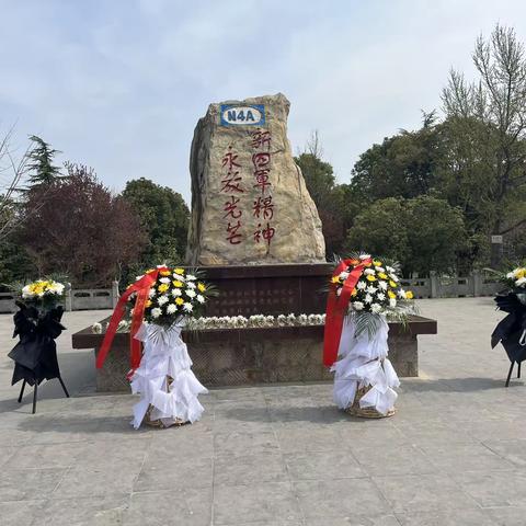 潘集区第五小学“缅怀革命先烈，弘扬民族精神”清明节祭扫活动