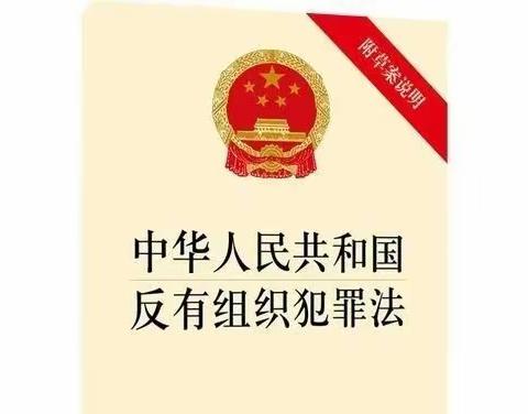 【和谐经开   美润花园】《反有组织犯罪法》——普法宣传