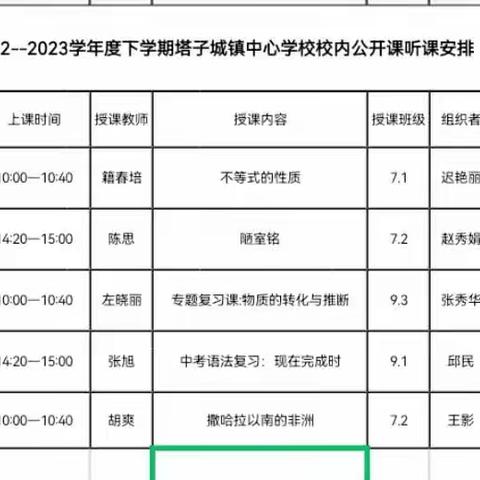 党建+教育教学  教以共进 研以致远～～泰来县塔子城镇中心学校公开课纪实