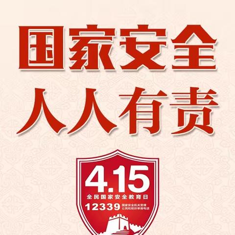 守护国家安全，你我共同努力——张岭小学“4.15全民国家安全教育日”活动小结