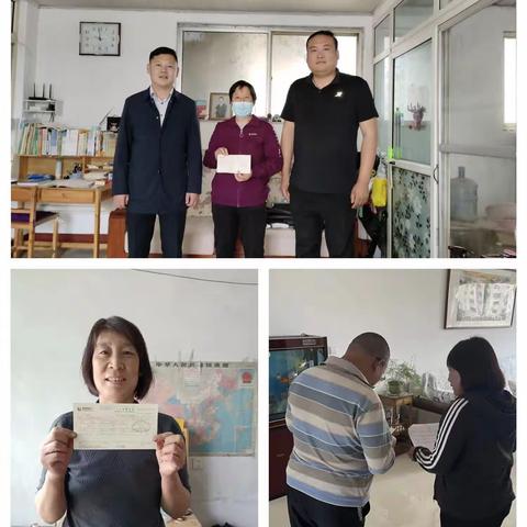 南部新城综合服务部工作突破之四十四——残疾人教育资助金送上门