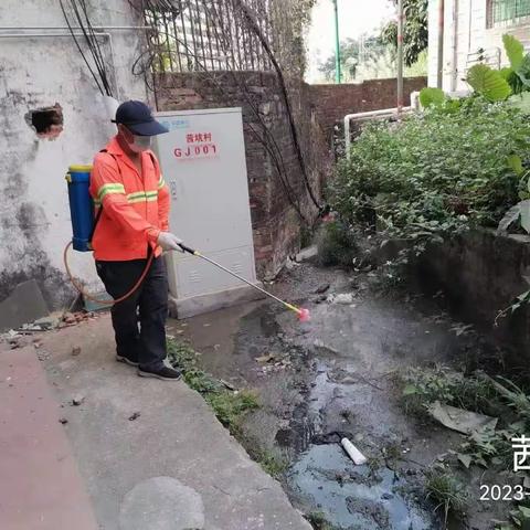 龙田街道竹坑社区2023年03月14日“四害”消杀记录