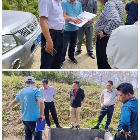 海南省红岭中心联合定安县水务局开展灌区工程＂查堵点 破难题＂专项调研活动