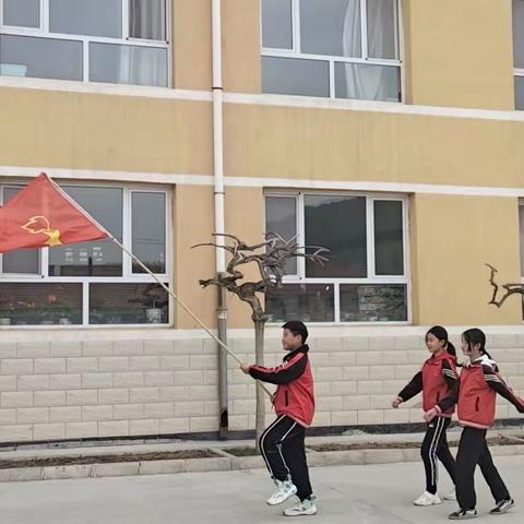 腰站学区边墙山小学文明教育启动仪式