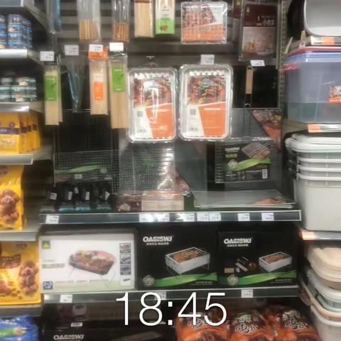 青山108街店烧烤陈列