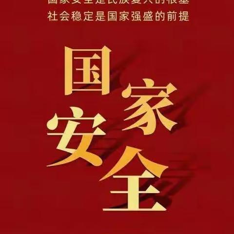 新星幼儿园长治路分园《4.15全民国家安全教育日》宣传内容