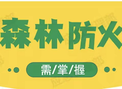 小寨镇中心校本部“森林防火”安全宣传