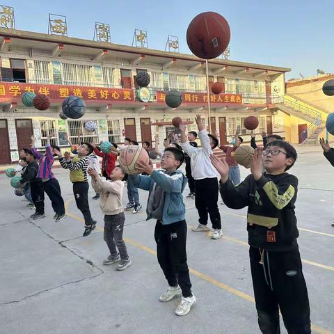 殷都区许家沟乡前西岗中心小学———-篮球社团