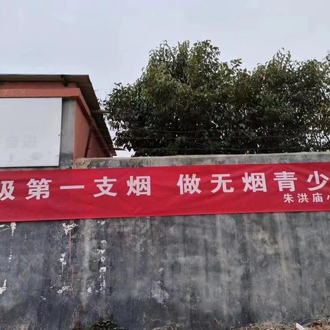 “拒吸第一支烟，做无烟青少年”主题教育活动——曹县朱洪庙镇朱洪庙小学