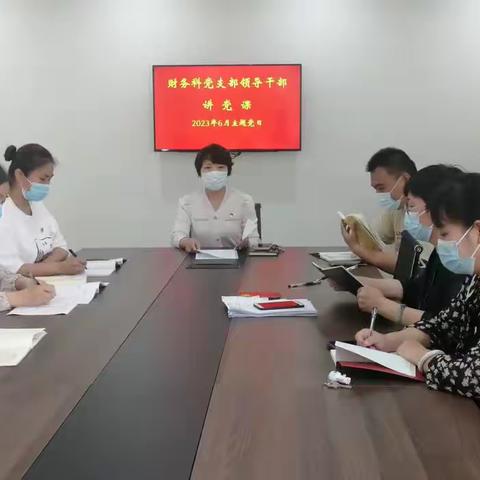 深化学习，把握理论精髓——财务科党支部6月主题党日活动