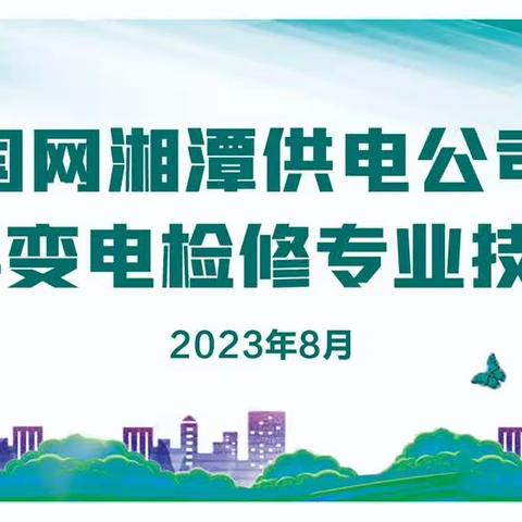 淬匠心之火，铸时代之刃——国网湘潭供电公司开展2023年变电检修专业技能竞赛纪实