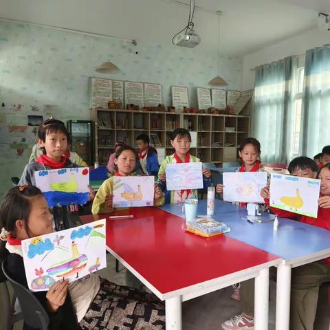 后川小学萌萌小行之家美术课——手型动物园