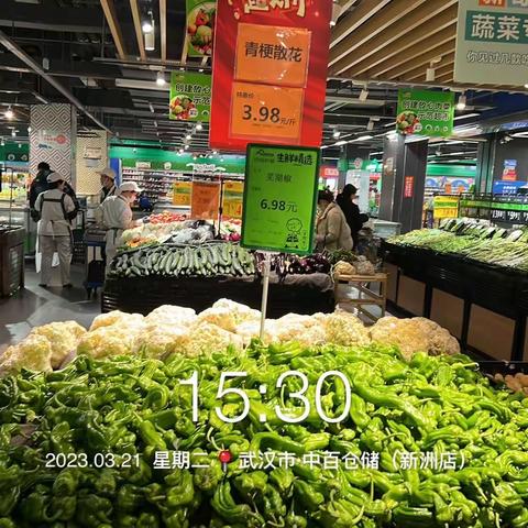 新洲店3月21日生鲜第三次开业营运报告