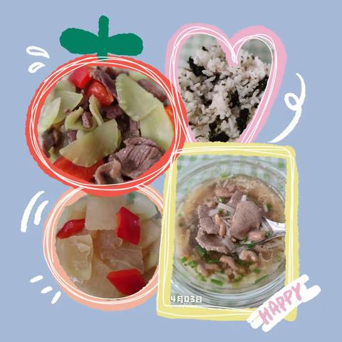 每周食谱播报——五陂镇中心幼儿园第九周（2023.4.3～2023.4.7）食谱分享