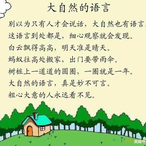 艺韵城南幼儿园大一班第三个主题《大自然的语言》结题篇