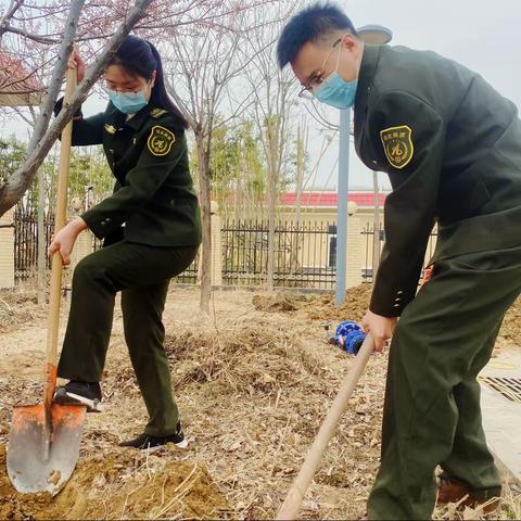 爱绿、护绿、我们在行动        换一种方式唤醒美好的春天