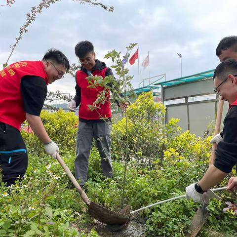 从埔项目部开展绿色义务植树节活动