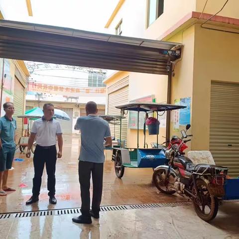 临高县农贸市场服务中心创文创卫专项整治（二）