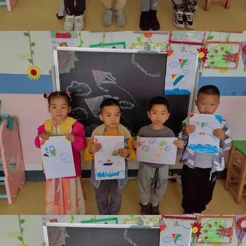 塘岸镇兰妮幼儿园绘画分享