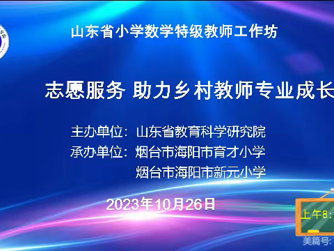 示范引领，促进成长——山东“志愿服务 助力教师成长”心得体会