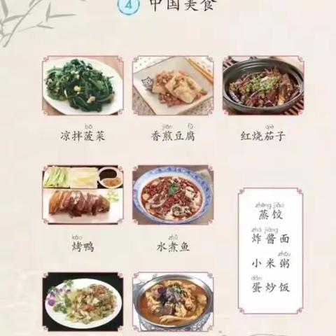 小小美食家 ——顺河街小学二年级1班下册《中国美食》实践作业展示（上）