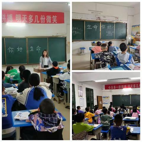 烟洲镇中心小学开展了主题为“生命，你好”525心理健康教育系列活动